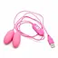 Двойное виброяйцо для женщин 10 режимов вибрации 5,5 см с usb розовое - миниатюра 1