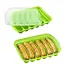 Форма для запікання випічки силіконова домашніх хот-догів, сосисок, ковбасок, кебаба кебабниця, Kitchen Master Салатовий 85467 - мініатюра 6