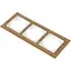 Рамка Brille тройная бамбук NB-3F wood - миниатюра 2