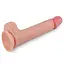 Фаллоимитатор Dual layered Platinum Silicone 20.5 см телесный - миниатюра 2