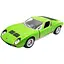 Колекційна машинка Lamborghini Miura P400 SV KT5390W (Green) масштаб 1:42 Kinsmart - мініатюра 1
