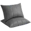 Набор подушек Ideia ManMaker гипоаллергенная с молнией 2 шт. 50х70 см серый (8-36309) - миниатюра 1