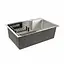 Кухонная мойка Platinum Handmade 650x430x220 (толщина 3,0/1,5 мм корзина и дозатор в комплекте), Нержавеющая сталь - миниатюра 5