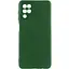 Чохол TPU GETMAN Liquid Silk Full Camera для Samsung Galaxy A12 Зелений / Dark green - мініатюра 1