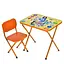 Дитячий столик складаний зі стільчиком M 5964-7 помаранчевий - мініатюра 1