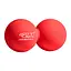 Масажний м'яч подвійний 4FIZJO Lacrosse Double Ball 6.5 x 13.5 см Red 4FJ1219 (P-5907222931219) - мініатюра 1