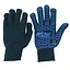 Рукавички ХБ чорні синій ПВХ Werk WE2166H (148059) - мініатюра 2
