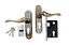 Замок врізний дверний з ручками на планці комплект FZB ЕТ-71001 АВ (бронза) - мініатюра 2