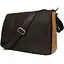 Сумка чоловіча через плече зі шкіри та канвас TARWA 37х27х11 см sum0028301 - мініатюра 1
