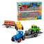 Набір тракторів 145326, 2 трактори інерція, причіп, герої, в коробці (6984425111197) - мініатюра 2
