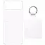 Оригінальний прозорий чохол із кільцем Samsung для Galaxy Z Flip4 Clear Cover with Ring Crystal EF-OF721CTEGUA - мініатюра 5