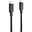 Кабель Proove Striped Silicone USB-C to USB-C 60W 1m Black (CCSS60002201) [133331] - миниатюра 1