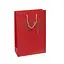 Пакет подарочный "Бант" 5023 картон цветной, большой вертикальный 24 х 35 х 10см Бордовый - миниатюра 5