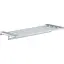 Полочка с полотенцедержателем Hansgrohe AddStoris 63.0/64.8 x 24.8 см Chrome 41751000, Хром - миниатюра 1