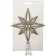 Елочная верхушка Mica Decorations Звезда пластиковая 20 см пастель шампань (1181249) - миниатюра 1