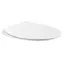 Сиденье для унитаза Mixxus Seat Cover Ellipse-2002 с микролифтом 460x370x60 мм MI6720, Белый - миниатюра 1
