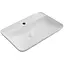 Умивальник накладний Mixxus Premium Bevel-0203 600x405x120 мм з отвором під змішувач MP6513, Білий - мініатюра 1