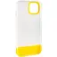 Чохол Epik TPU+PC Bichromatic для Apple iPhone 13, 6.1 Matte/Yellow - мініатюра 3
