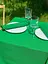 Водовідштовхувальна скатертина Зелений однотон 220х140 см (+ 4 серветки 30х40) - мініатюра 4