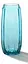 Ваза для цветов стекло голубая Viva Sandy высота 27.5 см (A060172) - миниатюра 1