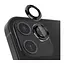 Захисне скло на камеру DK для Apple iPhone 12 Lens Metal Ring Eagle Eye 016203 black 2 шт. - мініатюра 3