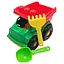 Детский песочный набор "Самосвал Тотоша №1" 0169 Зелено-красный - миниатюра 1
