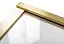 Душова кабіна Rea Hugo 90x90 brushed gold подвійна REA-K6609, Універсальна, прозорий, золотий - мініатюра 6