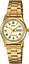 Женские часы кварцевые наручные золотые японские оригинальные Casio LTP-V006G-9BUDF (модуль №5237) - миниатюра 3