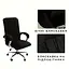 Эластичный чехол на игровое, компьютерное кресло Semi Chair Cover Velvet с подлокотниками Black XL - миниатюра 5