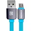 Кабель Micro USB Remax Kingkong Perfume Cable RC -015 м голубой - миниатюра 1