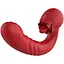 Вібратор B-Series Cute Rose Thrusting 16 см (червоний) - мініатюра 1