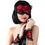 Кружевная маска на глаза с наручниками Mask and Handcuffs - миниатюра 1