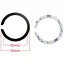 Стальная пластина DK для MagSafe Ring на скотче (Кольцо С / black) - мініатюра 2