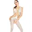 Бодістокінг Passion BS030 комбінезон імітація топу та легінсів S/M/L white - мініатюра 1
