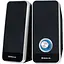 Колонки 2.0 Real-El S-80 Black, 2 x 3 Вт, пластиковый корпус, питание от USB, управление спереди (S-80) - миниатюра 1