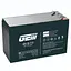 Акумуляторна батарея GEM Battery 12V-7.2Ah, AGM, F1/F2, (GS 12-7.2) - мініатюра 1