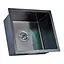 Кухонна мийка Zerix ZH4843B-215 ZM5555, Графит - мініатюра 3