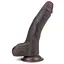 Фалоімітатор із присоскою LoveToy Sliding-Skin Dildo 7 17.5 см коричневий - мініатюра 8