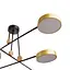 Світильник стельовий Brille підвісний BL-939С/6 LED 72W WW + NW + CW BK/G - мініатюра 3