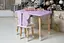 Детский прямоугольный столик со стульчиком Бабочка с белым сиденьем (Фиолетовый) - миниатюра 6