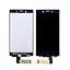 Дисплей для Sony F5321 Xperia X Compact с черным тачскрином - миниатюра 1