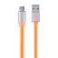 Кабель Micro USB Remax Colourful RC -005 м силікон помаранчевий - мініатюра 1
