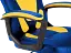 Геймерское детское кресло GT Racer синее с желтым (X-1414 Blue/Yellow) - миниатюра 7