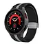 Браслет Cls-way для Samsung Galaxy Watch 5 - черно-серый ширина крепления 20мм силикон Watchbands (W27-7WB12227561) - миниатюра 2