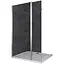 Душова перегородка Koer SR SP03-120x200-TR-01 Walk-In прозоре скло Easy Clean 8 мм, хром KR5398, прозоре, хром - мініатюра 1