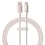 Кабель Baseus Habitat Series Fast Charging USB to Type-C 100 W 1 метр (P10360203421-00) біло рожевий - мініатюра 1