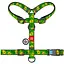 Шлея для собак Waudog Nylon анатомічна H-подібна з QR-паспортом, малюнок "Авокадо", пластиковий фастекс, L - мініатюра 2