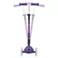 Самокат Globber Elite Lights колеса з підсвіткою 50 кг фіолетово-рожевий (439-603-3) - мініатюра 7