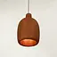 Підвісний світильник із плафоном в кольорі Coffee | Арт. MJ 187/1 CF | Line F - мініатюра 6