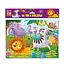 Мягкие пазлы А4 "Зоопарк" Vladi Toys VT1102-33 (4820234761050) - миниатюра 1